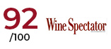 Récompenses : 92/100 Wine Spectator
